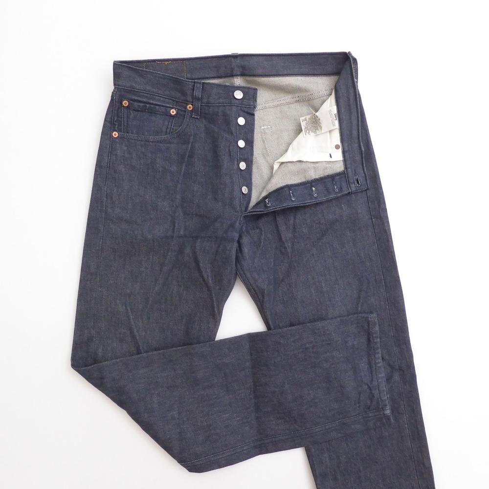 Vintage 90's Levi's 501 XX Mens Jeans Batwing Dark Wash Straight 33x34